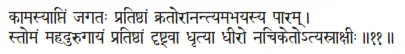 kāmasyāptiṁ jagataḥ pratiṣṭhāṁ kratorānantyamabhayasya pāram ǀ stomaṁ - фото 77