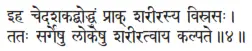 iha cedaśakadboddhuṁ prāk śarīrasya visrasaḥ ǀ tataḥ sargeṣu lokeṣu - фото 142