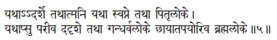 yathādarśe tathātmani yathā svapne tathā pitṛloke ǀ yathāpsu parīva dadṛśe - фото 143