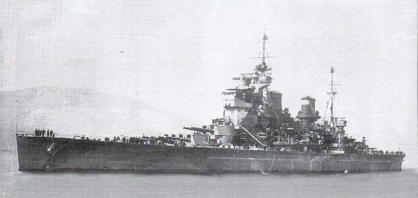 Дьюк оф Йорк в Розайте 1943 год Линейный корабль Дьюк оф Йорк 1947 год - фото 103