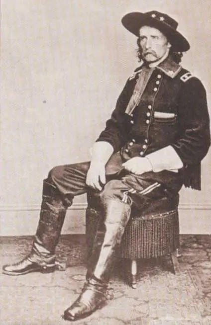 Генерал Дж Л Кастер Индейцы потеряли около 50 человек убитыми и 160 ранеными - фото 33