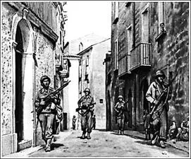 Вступление американских войск в Мессину Сицилия 1943 Из архивных - фото 36