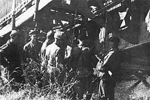 Закладка партизанами взрывчатки под мост 21 июня 1943 г Понедельник В - фото 128