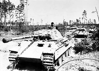 Немецкие пантеры двигаются к фронту Курская дуга 1943 Итого к началу - фото 138