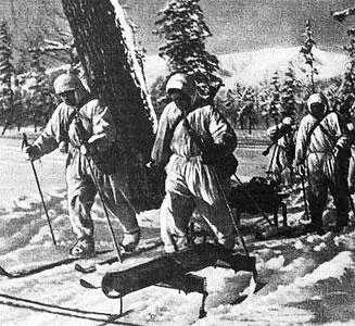 Лыжники с полковыми минометами меняют боевую позицию Оснащенная новой боевой - фото 138
