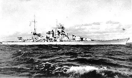 Немецкий линкор Шарнхорст Через некоторое время Scharnhorst - фото 162