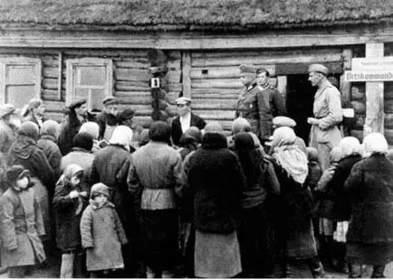Перед отправкой мирного населения в Германию Обстановка в Ленинграде 9 января - фото 265