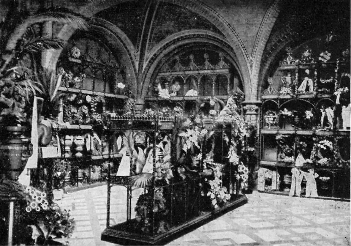 Рис 17 Интерьер колумбария в Берлине ок 1908 г Hannig G Der Friedhof - фото 7