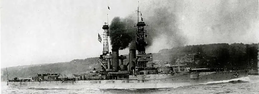 Линейный корабль Флорида у берегов Франции 1919 г вверху Флорида у - фото 141