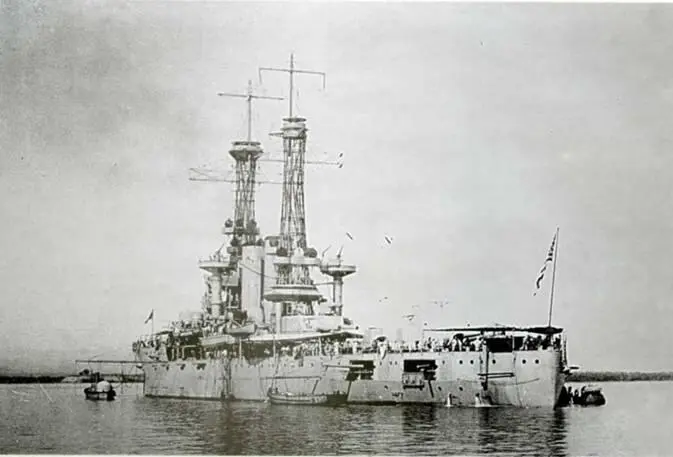 Линейный корабль Флорида у Гуантанамо Январь 1920 г - фото 143