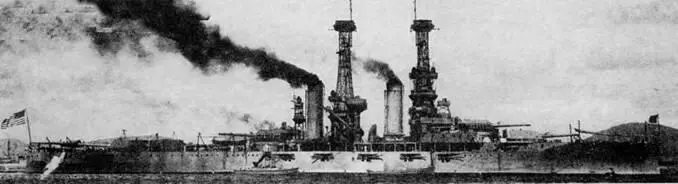 Делавер в Гуантанамо Куба январь 1920 г После этого линкор включился в - фото 40