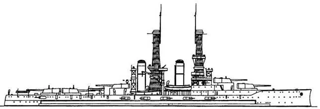 Линейный корабль Норт Дакота Наружный вид 1920г Осенью 1919 г Норт - фото 46