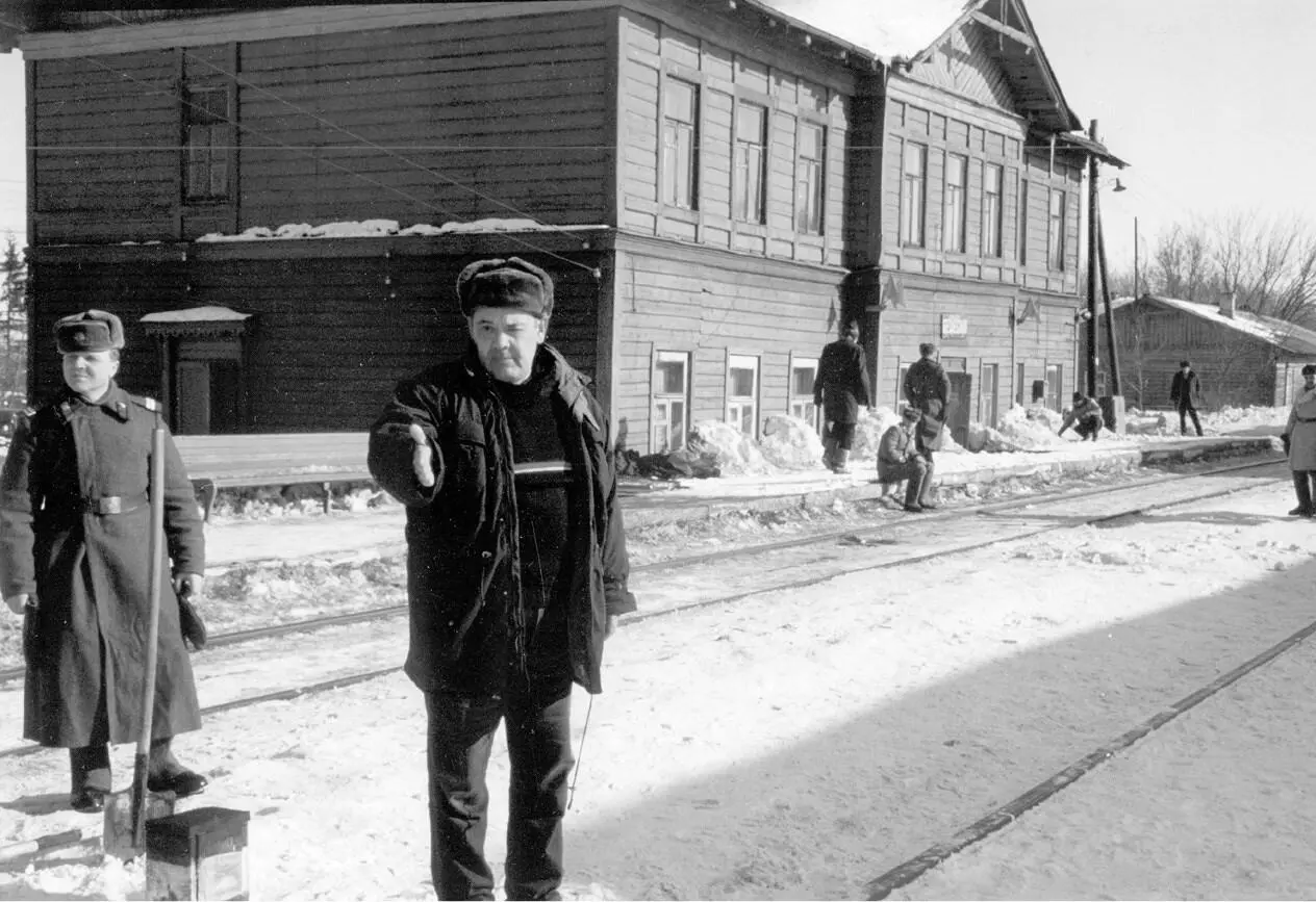 Алексей Герман готовит сцену поимки Кленского Хрусталев машину - фото 61