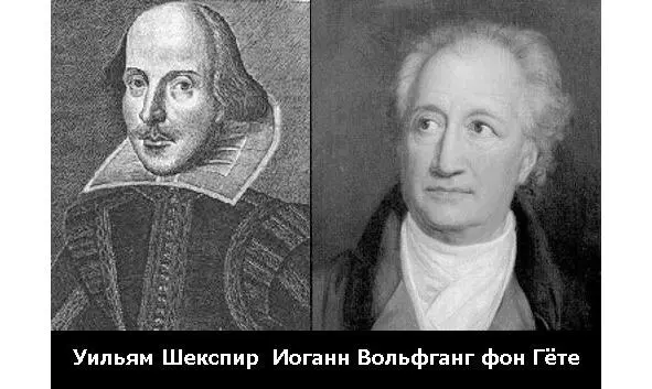 Уильям Шекспир литератор Иоганн Вольфганг фон Гёте литератор Таким образом - фото 36