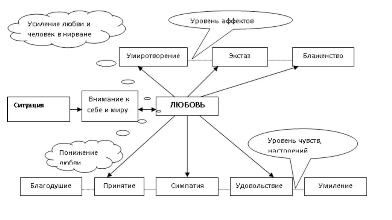 Диаграмма 7 Схема управления эмоцией любви Способ управления эмоцией любви - фото 20