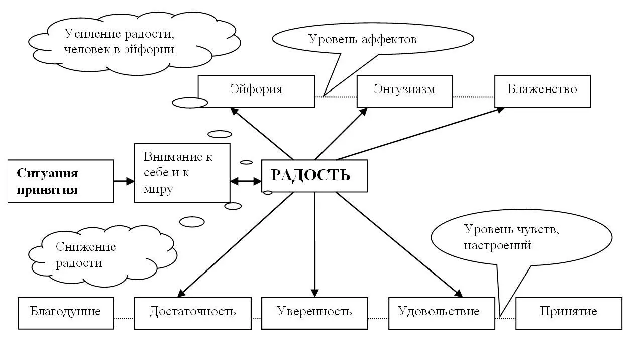 Диаграмма 11Схема управление эмоцией радости Способ управления эмоцией - фото 28