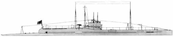 ПЛ типа K3 Продольный разрез ПЛ типа K3 1 ЦГБ 2 457мм ТА 3 Носовой - фото 20