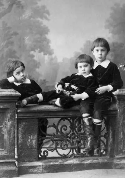 Братья Володя Слава и Митя Зёрновы Москва 1884 год Наташа Зёрнова Москва - фото 15