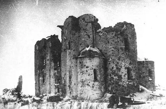 Храм СпасанаНередице Новгород 1944 г Худ Кукрыниксы Бегство фашистов - фото 60