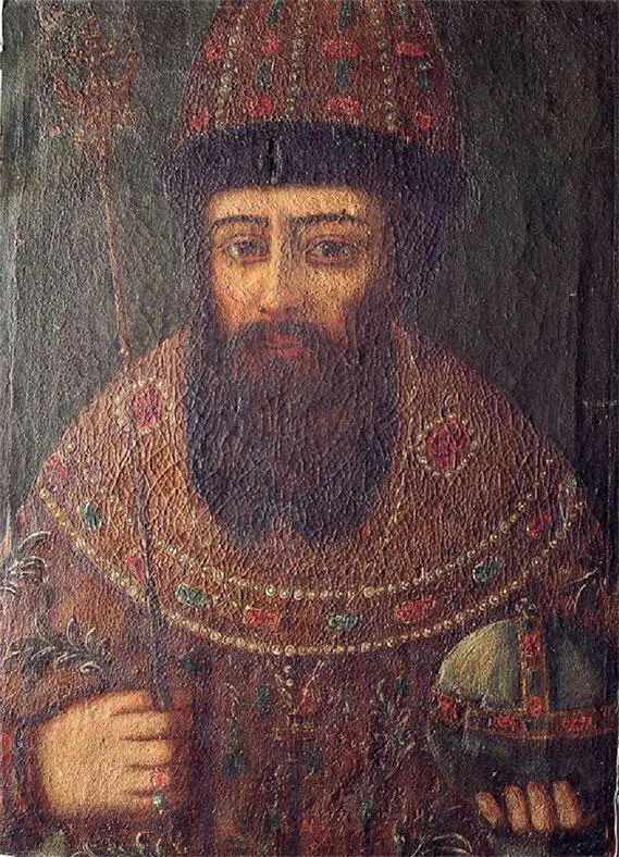 Ил 3 Портрет царя Алексея Михайловича В процессе реставрации после удаления - фото 118