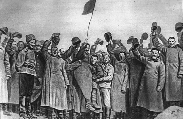 Февральская революция 1917 г Манифестация на фронте А В Карташев - фото 810
