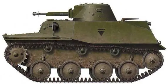 Легкий танк T40C имеющий на борту корпуса неизвестное тактическое - фото 67