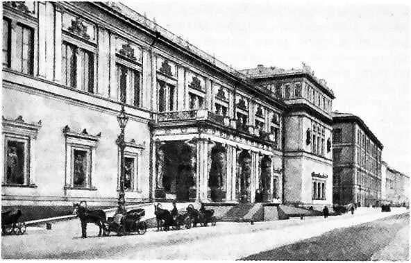 Здание Нового Эрмитажа Архитектор Л Кленце 18391852 гг Справа от него - фото 61
