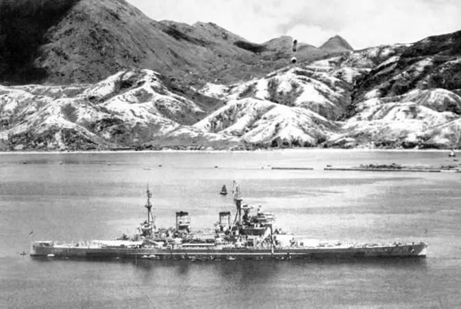 Линейный корабль Энсон на Тихом океане Хоу в мае 1944 г Линейный - фото 130