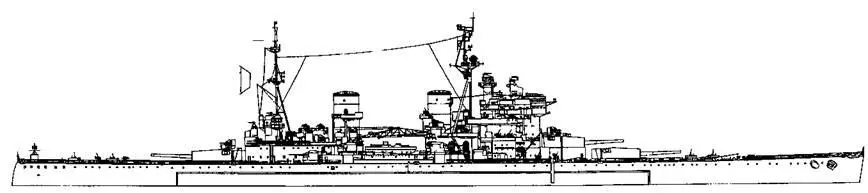 Линейный корабль Кинг Джордж V 1945 г Наружный вид Линейный корвбль - фото 49