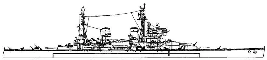 Линейный корвбль Хоу 1945 г Наружный вид Проводка конвоев в зимнее время - фото 50