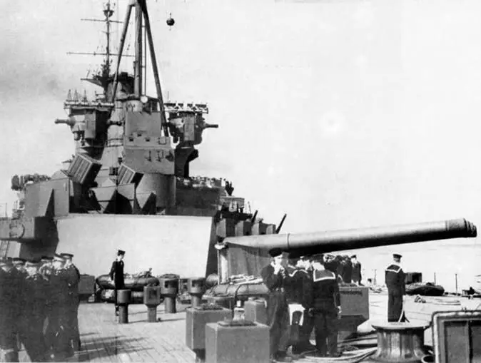 Принс оф Уэлс после боя с Бисмарком Май 1941 г Принс Оф Уэлс после - фото 86