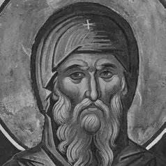 Преподобный Антоний Великий Икона Тзортзи Зорзис Фука XVI в Монастырь - фото 4