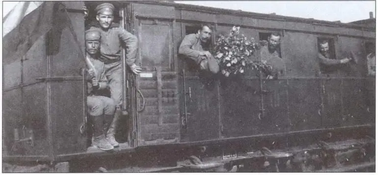 Русские войска отправляющиеся во Францию Немецкие и русские солдаты - фото 26