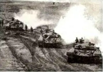 Учебные Т72 в учебной атаке на учебном полигоне Вообще отечественная система - фото 90