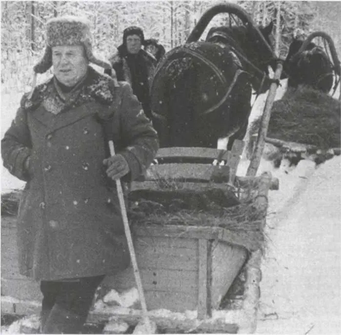 Никита Хрущёв на охоте Подмосковье 13 января 1958 г Вожди Советского - фото 54