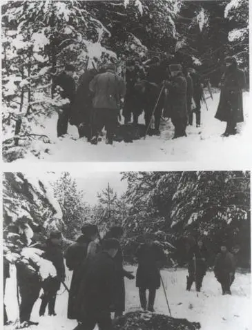 Вожди Советского Союза на охоте с посохом в руке стоит Никита Хрущёв Они - фото 55