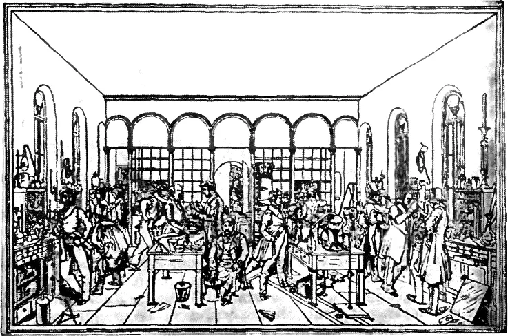 В лаборатории Либиха в Гиссене G Bugge Das Buch der Grossen Chemiker - фото 81