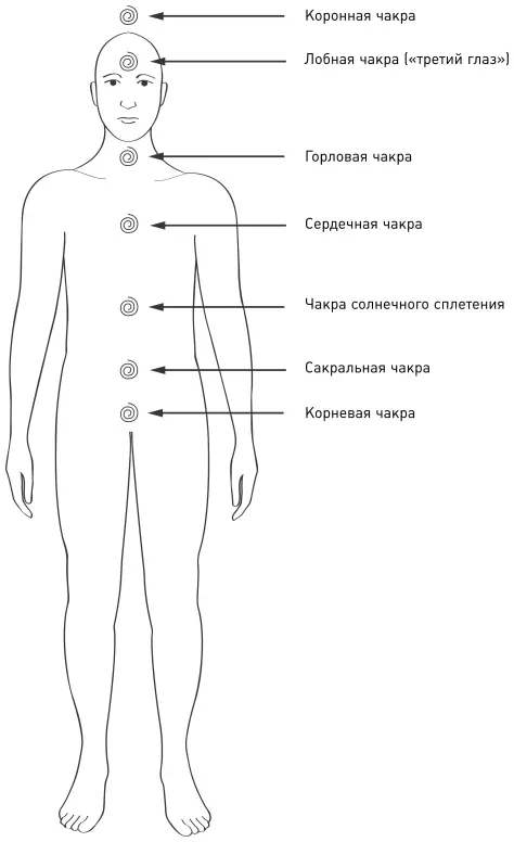 Рис 3 Семь основных чакр Чакры также играют роль ворот между нашей - фото 7