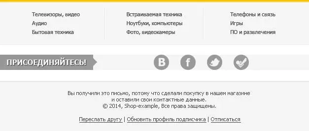 Можно визуально разбить футер на две части в верхней на более насыщенном фоне - фото 48