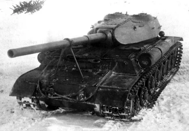 Танк объект 701 5 вид сзади справа НИБТ полигон декабрь 1944 года Башня - фото 74