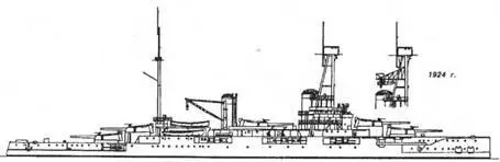 Линейный корабль Лоррейн 1922 г Наружный вид Линейный корабль - фото 35