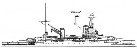 Линейный корабль Прованс 1928 г Наружный вид Линейный корабль - фото 37