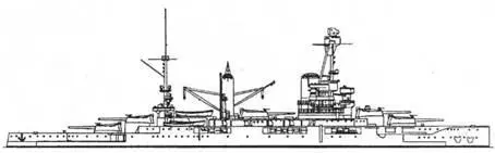 Линейный корабль Прованс 1940 г Наружный вид Линейный корабль - фото 39