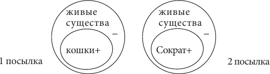Как видим средний термин живые существа в данном случае нераспределен ни в - фото 75