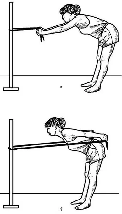 Рис 43 Упражнение 2рис 44 Встать ногами на середину эластичного бинта в - фото 45