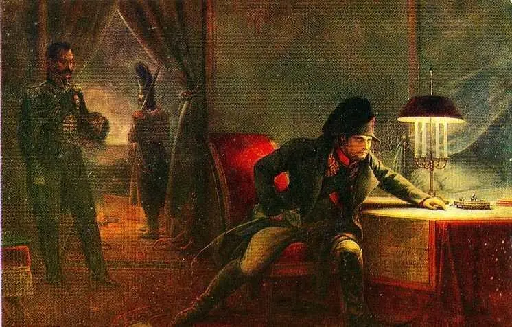 Наполеон в палатке ночью Художник К Штейбен 1846 г План Наполеона был - фото 68