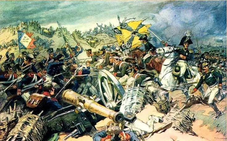 Атака Шевардинского редута Художник Н Самокиш 1910 г Наполеон добился - фото 70