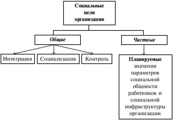 Рис 3 Система социальных целей организации Эта связь проявляется например - фото 7