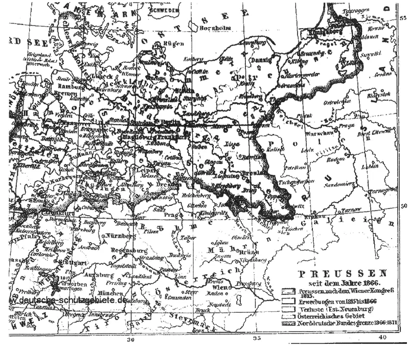 Пруссия к 1866 году Австровенгерская пропагандистская карикатура - фото 11