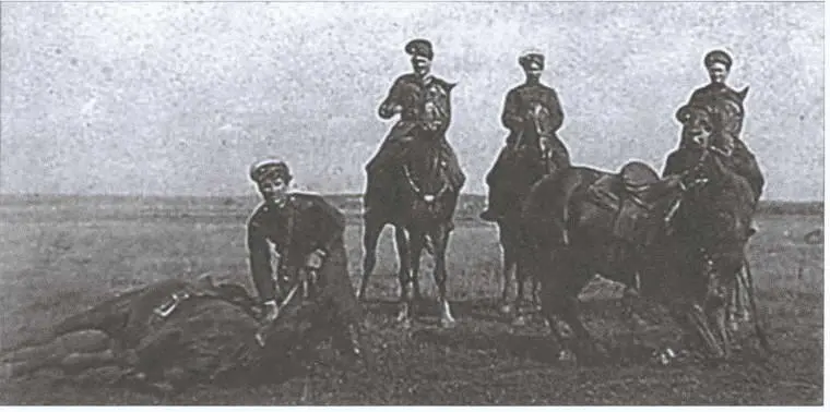 Казачий разъезд ПН Краснов Во время Первой мировой войны в ноябре 1914 - фото 42